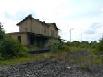 Bahnhof Tirschenreuth...bald Vergangenheit, 22.08.2009   ...
