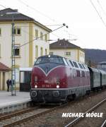 V 221 135 im Bahnhof Immendingen 2005  ...