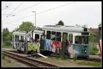 Der HSB 231 in der Edinger Schrottreihe am 15. Msi ...