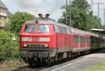 Nat�rlich darf die 218 206-1 auf dem RE12 von K�ln ...