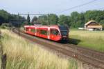 RABe 526 282-9 f�hrt ...  Sandro Gadola 05.07.2009