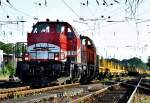 SGL V150.05 + BBL 214 009 in Doppeltraktion, Verden am ...