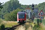 Ein LINT 41 der RBSH als RB nach Kiel am ...