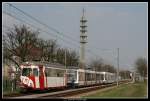4357 mit dem liegengebliebenen 4117 am 3. April 2009 zwischen ...