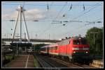 BR 218 mit Zugen 218 130 mit einem Fu�ballsonderzug aus Hoffenheim am 16. April 2009 in Ludwigsh�fner Hbf.