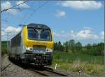 BR 3000 Der IR Liers-Luxemburg fotografiert am 01.06.09 auf der kurvenreiche Nordstrecke in der N�he von Basbellain. (Hans)