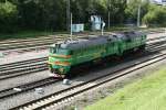 2M62U Moscow circle fright Railway service Aug.8 2008