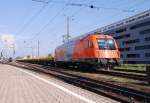 Am 4. Juli 2009 fuhr die 1216 902 RTS mit ...