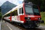 rbde-560-domino RBDe 560 Domino Glarner Sprinter wartet in Linthal auf den n�chsten Einsatz, 05. Juli 2009