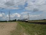 IC-Zuge und IC-Wagen IC 119 nach Innsbruck am 20.06.09 in Lampertheim.