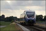 br-643-talent-db VT746 ist zwischen Beelen und Warendorf als NWB81557 (RB67 'Der WARENDORFER', Altenbeken - Bielefeld Hbf - M�nster(Westf)Hbf, auf der Ausbaustrecke unterwges. Aufgenommen hinter Warendorf.

