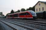 br-642-desiro-db 642 696 (mitlerweile ohne Selbstkontrollziffer) am 04.07.09 im Bahnhof Schlettau.