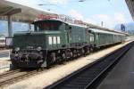 br-1020 Sonderzug am 30.07.2008 in W�rgl Hauptbahnhof mit 1020.44.