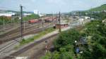 rangier--und-guterbahnhofe-sonstige W�rzburger G�terbahnhofs von der Zeller Br�cke aus Richtung Veitsh�chheim gesehen.