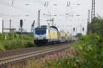 Metronom Eisenbahngesellschaft mbH ME 146-11 mit einem ME nach G�ttingen am 1.7.2009 bei der Einfahrt in Nordstemmen