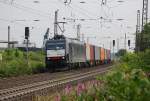 br-185-private 185 553 (MRCE,Locon) am 1.7.2009 mit einem Containerzug durch Nordstemmen