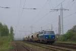 BR 216 NIAG 9 mit Kalkzug in Lintorf am 14.04.2009
