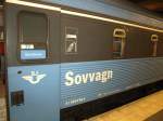 Personenwagen Ein Schlafwagen der Schwedischen Staatsbahn SJ.
