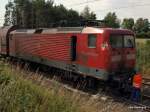 112 153-2 hat am 7.07.09 einen Trecker beim �berqueren eines ...
