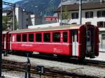 RhB - Personenwagen 2 Kl. B 2452 abgestellt im Bahnhofsareal ...