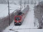 1116 270-8 bei Griesenpass am 07.12.2008.  ...