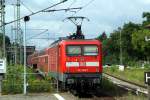 Vom Bhf. Wannsee Berlin ausfahrender Zug 112 103 - 7 ...