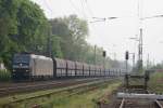 185 552-7 mit NIAG Zug in Lintorf am 14.04.2009  ...