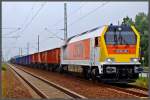 Locon 401 in der Ausweichstelle Langendorf bei Stralsund. 
am ...