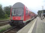 Hier RE3 aus W�nsdorf-Waldstadt, dieser Zug f�hrt als RE3 zur�ck ...