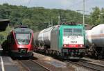 Wieder mal richtig Action in K�ln West, links 644 544-9 ...