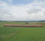 Br 628 Doppelgarnitur,zwischen Kempten und F�ssen.11.06.2008  ...