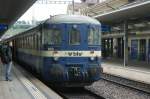 Steuerwagen Bei str�mendem Regen in Spiez am 22.06.2009 wurde dieser BLS Steuerwagen abgelichtet.