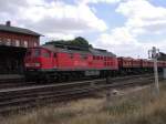 Hier steht an einem sch�nen 03.08.06 BR 232 203-0 mit ...
