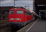 110 373 mit dem RE11594 nach Aachen in D�sseldorf Hbf ...
