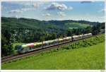 auslandische-zuge Der Flirt war auch im Wiener Wald unterwegs. Hier von Wien/Hernals �ber Salzburg nach Villach. SPROB 96114, Eichgraben, 9.7.2009.