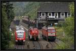 Hochbetrieb in Br�gge(Westf): 648 621/121 verl�sst als RB52 Volmetalbahn nach ...
