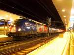 1x16-werbeloks Die Frankreich Lok fuhr gestern mit 36969 von Wolfurt nach Feldkirch. Dort setzte sie um auf den D 168 ( 36969 ) und fuhr nach Buchs und kam dann anschlie�end mit dem EN 467 wieder zur�ck nach Feldkirch und anschlie�end fuhr um 0.22 Uhr weiter nach Wien West.

Lg
