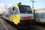 br-189-dispolok Am 05.07.09 kam die 189 912 'Moving Europe' mit ihrem Sonderzug aus K�ln in M�nchen - Ost an.