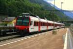 Als R 4152 war am 7.7.2009 einer der neuen RegionAlps-Domino ...