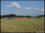 751 002-7 mit 14904 bei Bystrice nad Pernstejnem am 04.07.2009 ...