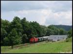 BR T466 T466.0253 mit 14908 nach Zdar nad Sazavou am 04.07.2009 nach Zdar nad Sazavou
