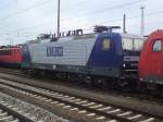 angermunde Hier 143 847-101 der RBH, abgestellt am 6.7.2009 in Angerm�nde.
