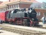 99 2321 wartet am 11.07.09 auf Abfahrt in K�hlungsborn West ...