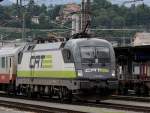 Die 1116 142 vom City Airport Train CAT am 11.07.2009 ...