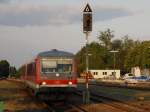 Der 628 433 nach M�nchen bei der Einfahrt am 11.07.2009 ...