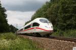 Ein ICE 3 auf den Weg nach F�rth / Bayern ...