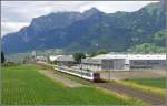 NPZ auf dem Weg nach Chur verl�sst Landquart. (08.07.2009)  ...