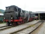 64 491 und Elna 6 vor dem Lokschuppen am 12.7.09 ... 64 491 und Elna 6 vor dem Lokschuppen am 12.7.09 ...