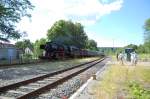 Br 50 3708-0 am 5.07.09 mit ihrem Sonderzug von Altenbeken ... Br 50 3708-0 am 5.07.09 mit ihrem Sonderzug von Altenbeken ...