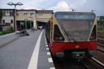 Berlin, 01.07.2009, S46 nach K�nigs Wusterhausen im S-Bahnhof Tempelhof  ...